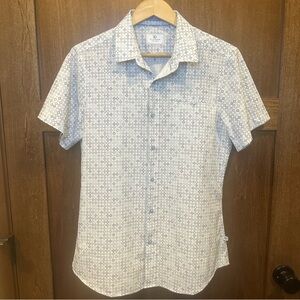 7 Diamonds Belgrade 4-Way Stretch Men's Short-Sleeve Button-Down Shirt